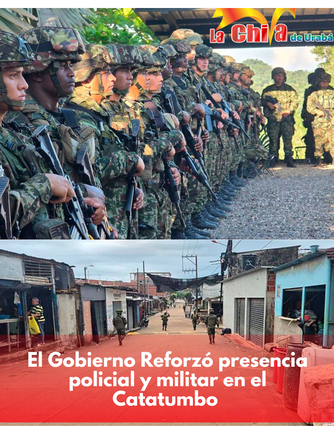 Gobierno reforzó presencia militar, “La orden es recuperar el Catatumbo”