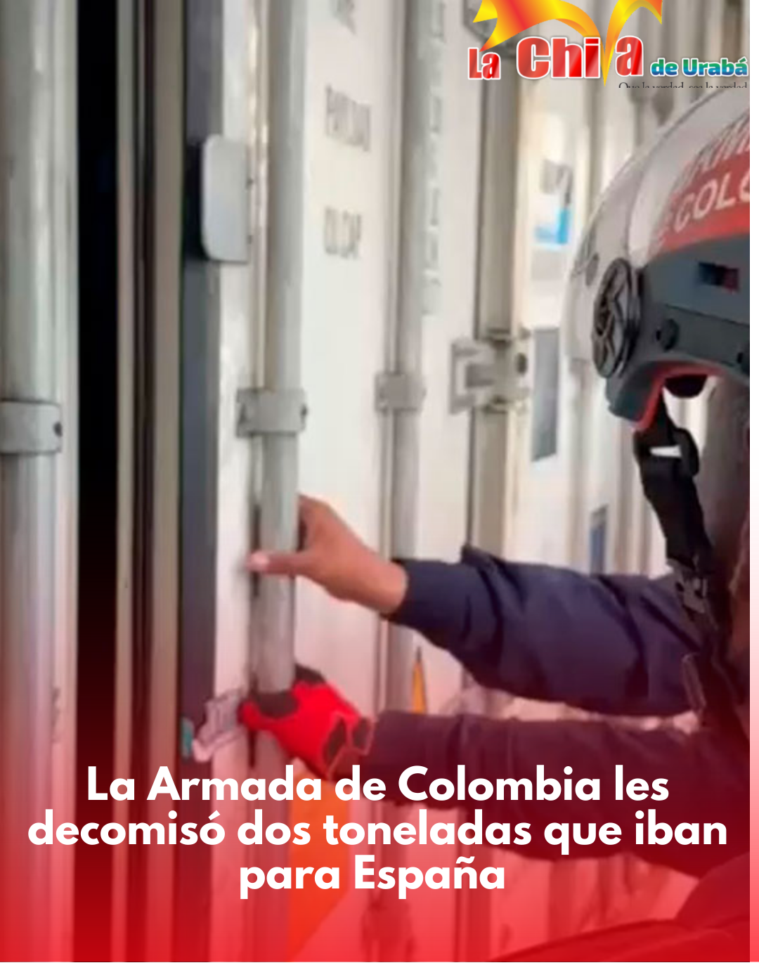 Decomisaron dos toneladas de cocaína en buque que iba para España