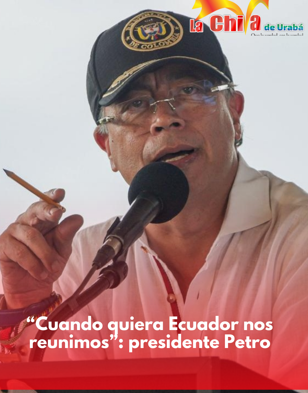 Petro propuso reunión urgente con   Ecuador
