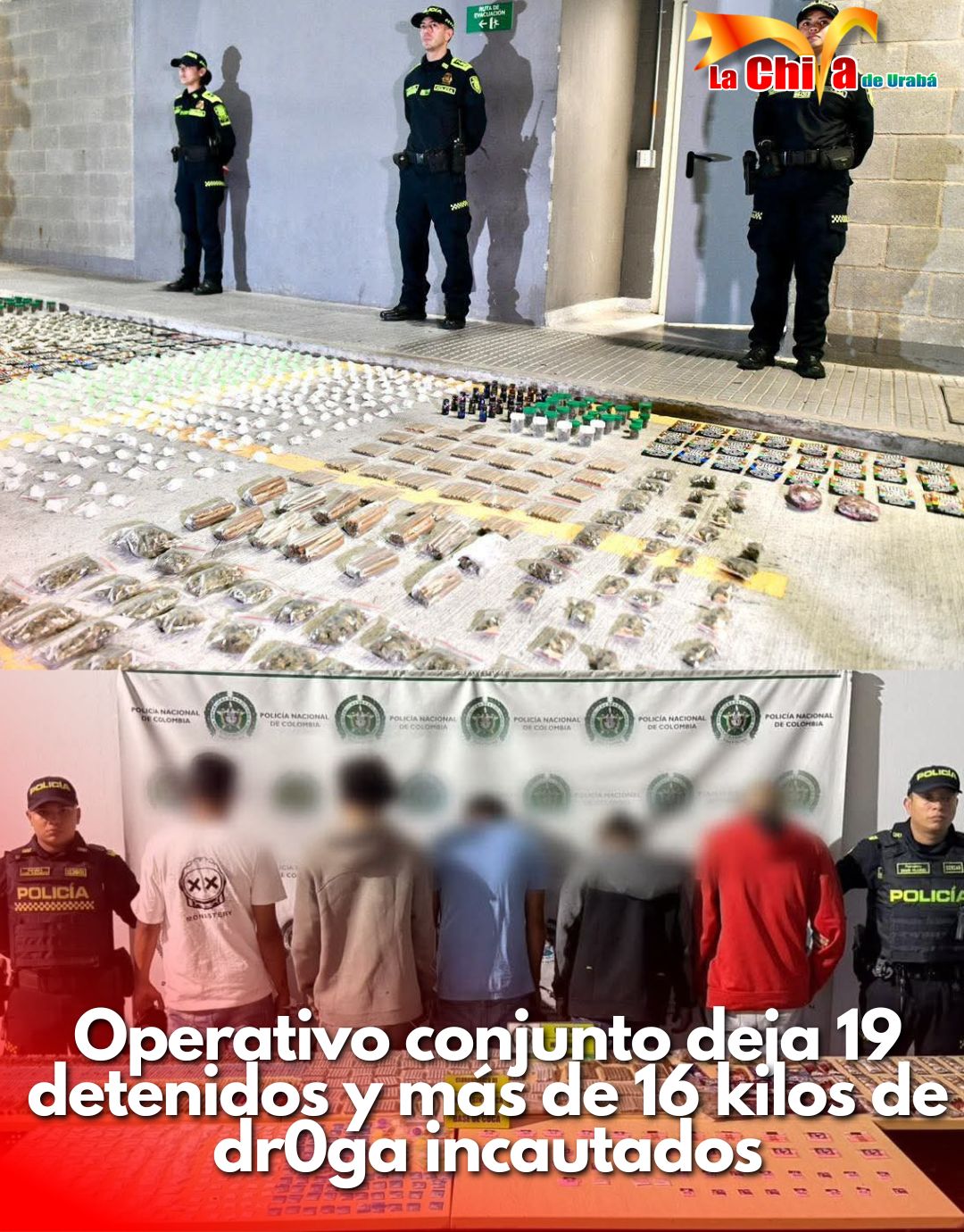 Capturadas 19 personas por microtráfico en Medellín