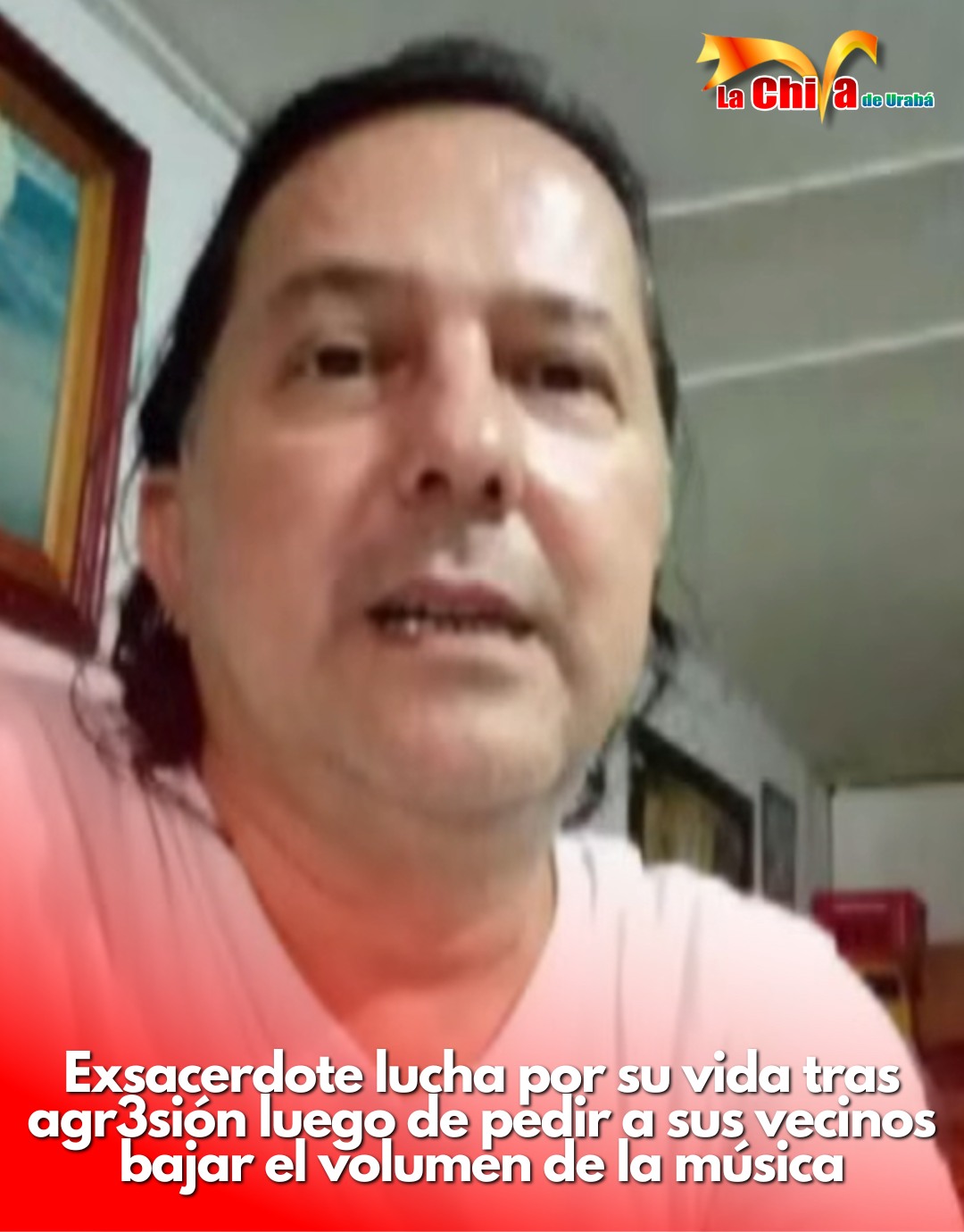 En estado crítico permanece ex sacerdote agredido en su casa