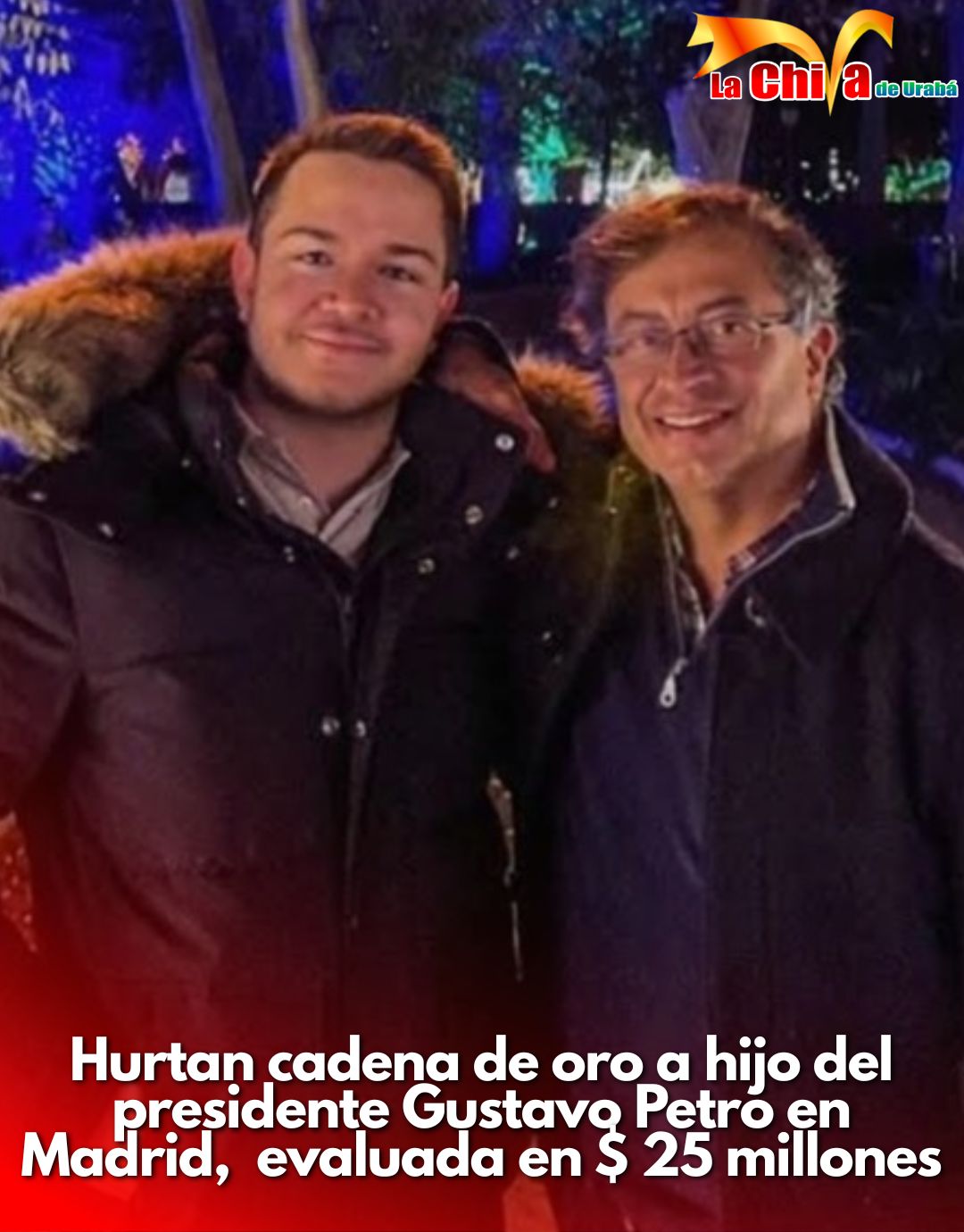 Capturaron en Madrid a hombre señalado de robar cadena a Nicolás; hijo de Petro