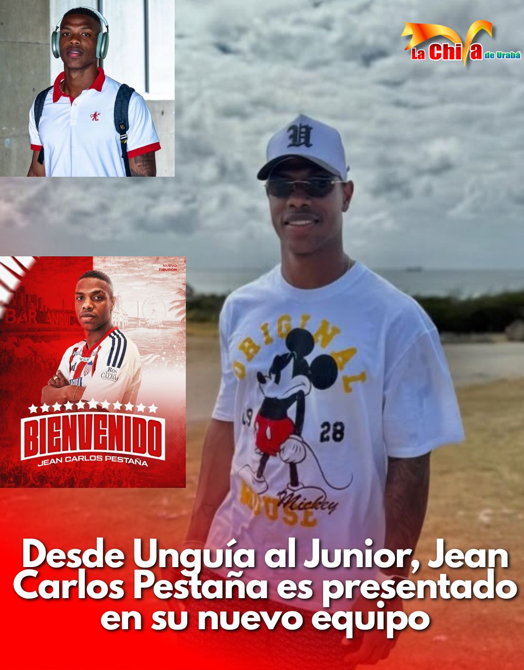 Junior de Barranquilla oficializó la llegada del defensor Jean Carlos Pestaña Hernández