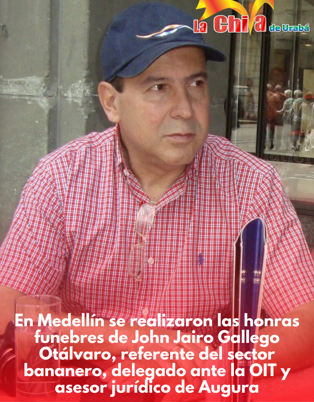 En Medellín fue el sepelio de  John Jairo Gallego Otálvaro, referente del sector bananero
