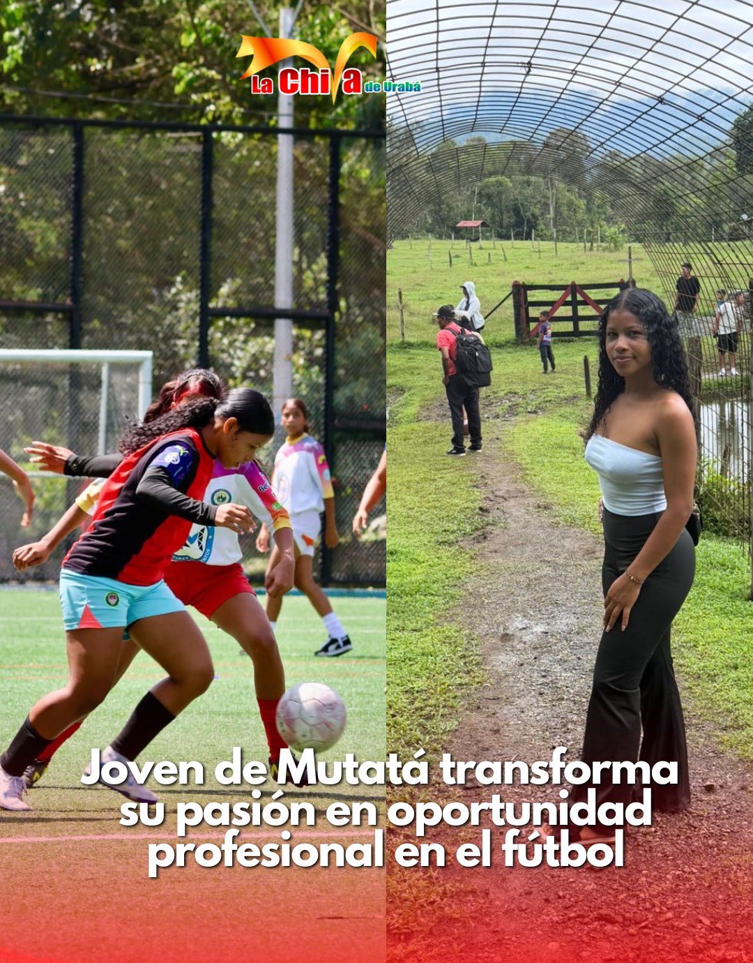 Futbolista de Mutatá recibió beca para cumplir su sueño en el Medellín City FC