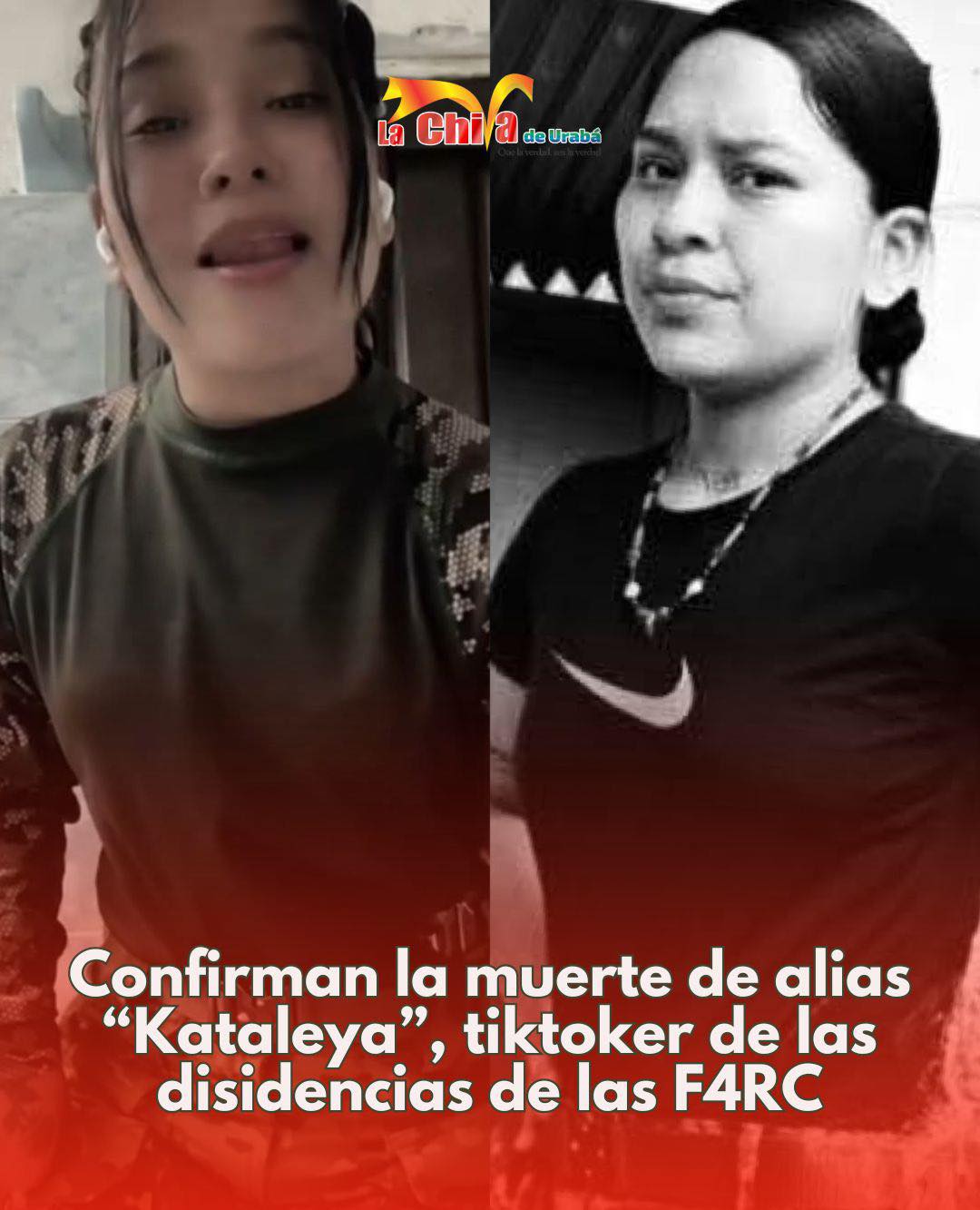 En redes sociales hablan de la  muerte de alias “Kataleya”,  la Tiktoker de las disidencias