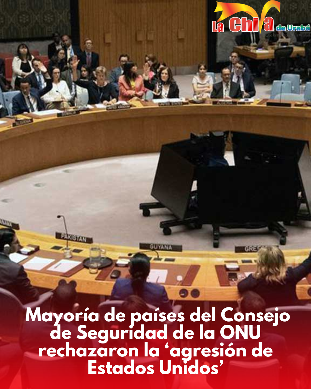Mayoría del Consejo de Seguridad de la ONU rechazó la ‘agresión militar de Estados Unidos’ contra Venezuela