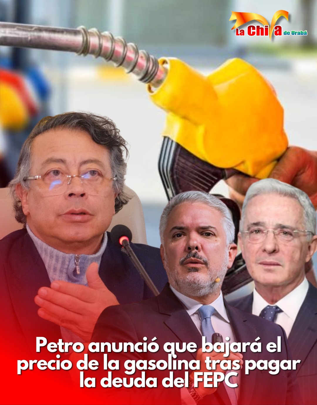 Petro anunció reducción del precio de la gasolina tras pago total de la deuda del FEPC