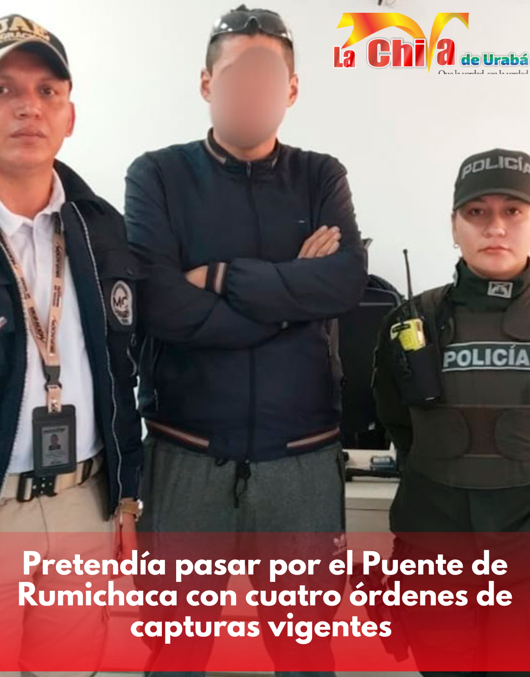 Lo capturaron en la frontera; tenía cuatro órdenes de captura vigentes