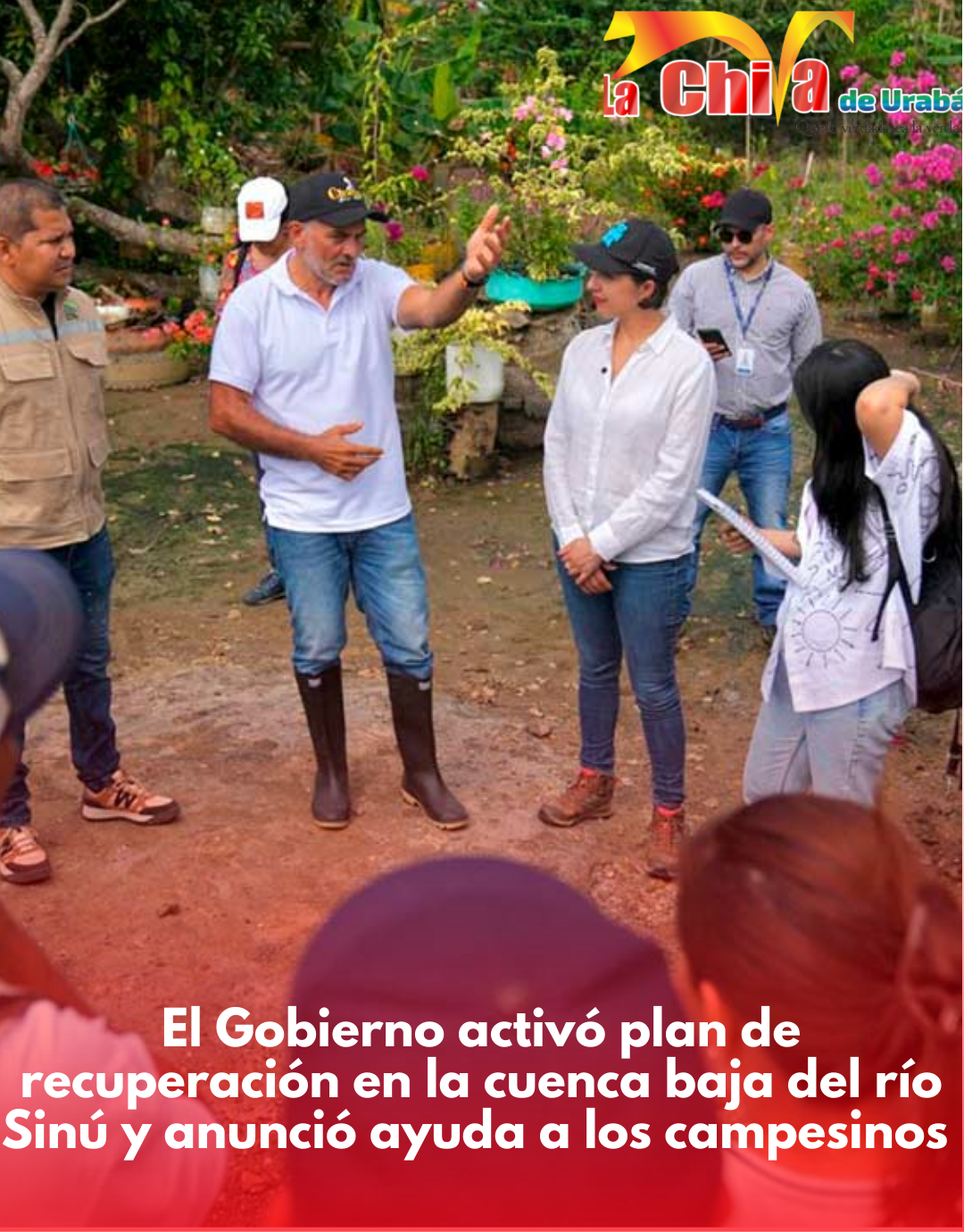 El Gobierno activó plan de recuperación en la cuenca baja del río Sinú