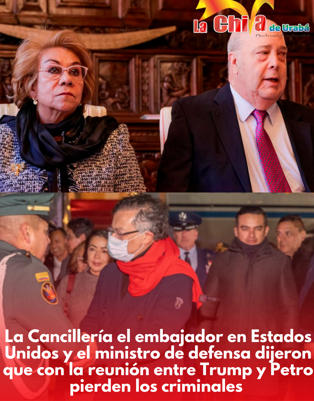Canciller destacó que reunión entre Petro y Trump fortalece las relaciones entre los dos países
