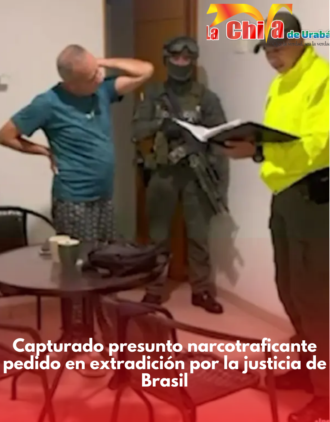 Capturaron a cabecilla narco, Brasil lo pide en extradición