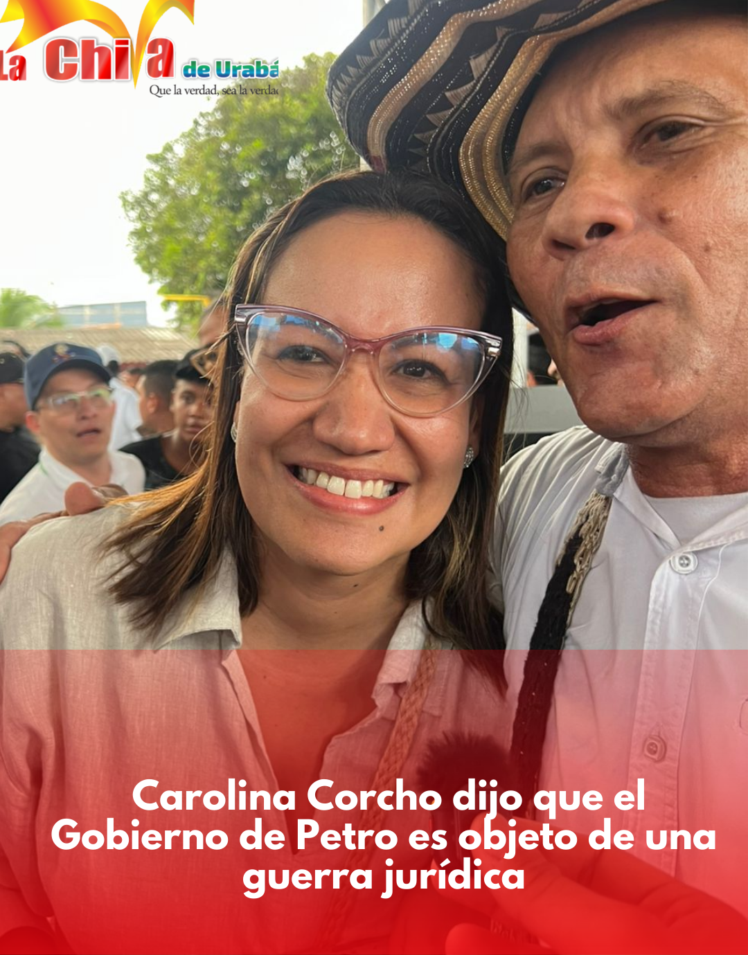 En Apartadó, Carolina Corcho denunció “lawfare” tras fallo sobre salario mínimo