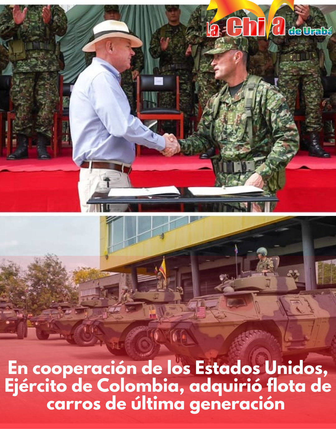 El Ejército fortaleció su capacidad operativa con vehículos blindados Guardián