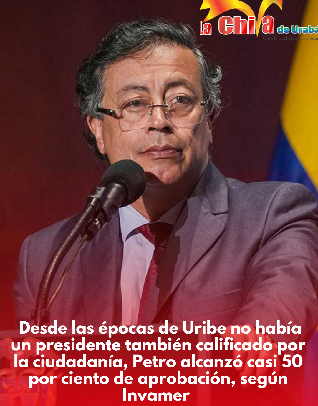Respaldo a gestión de Petro subió 11 puntos y alcanzó 49,1 % en febrero, según Invamer