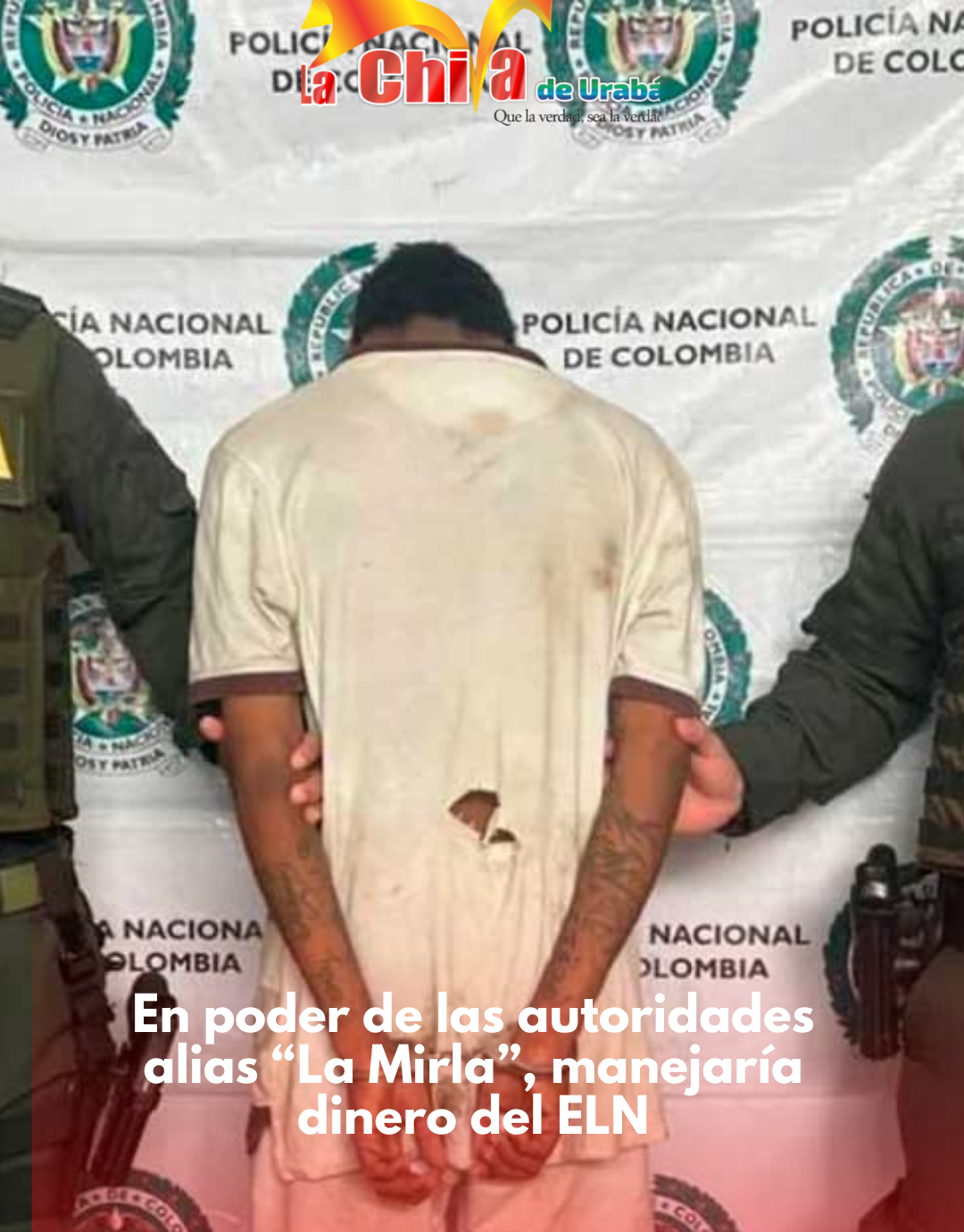 Cayó alias ‘La Mirla’, señalado de manejar recursos del ELN
