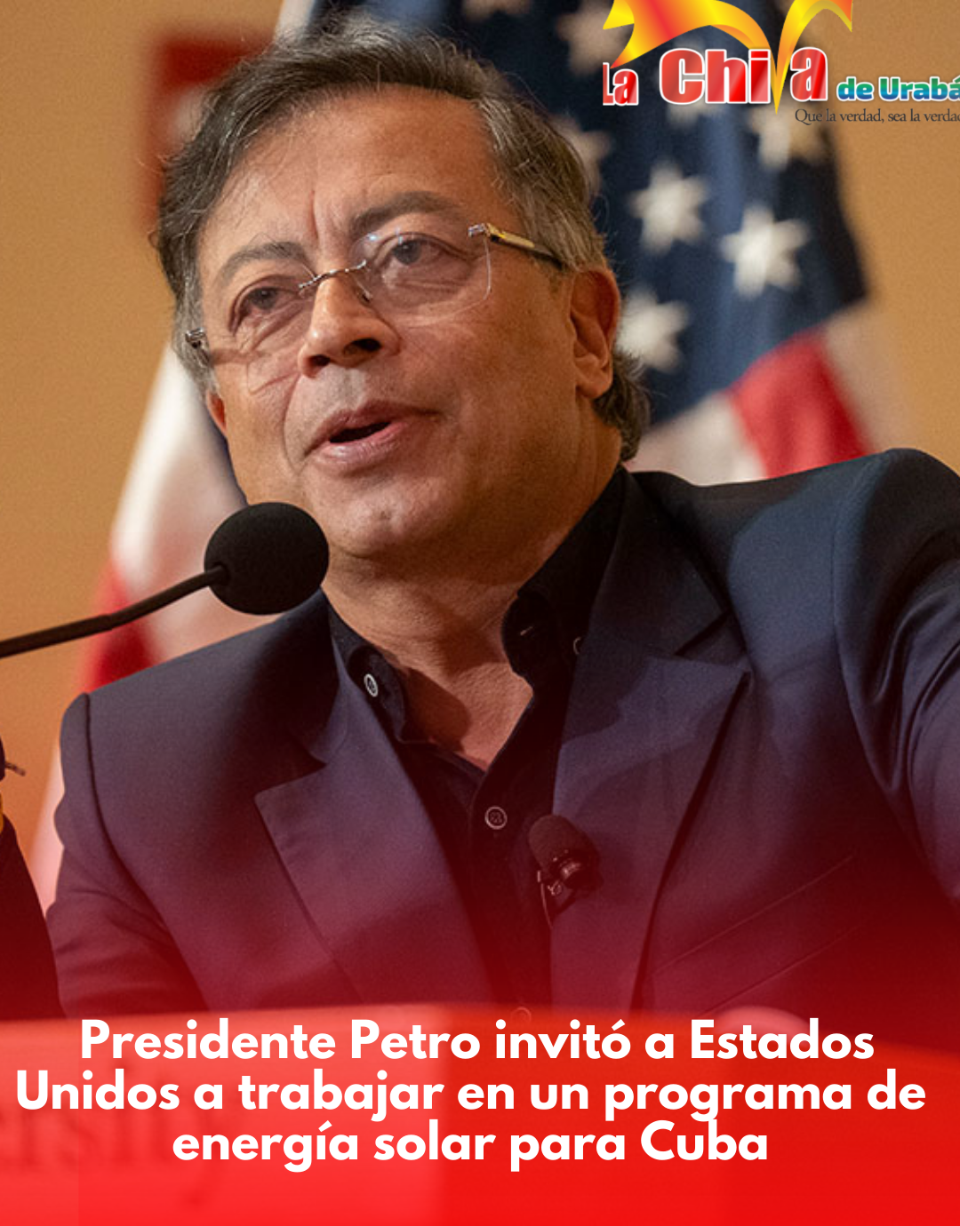 Petro propuso a Estados Unidos programa de energía solar para Cuba