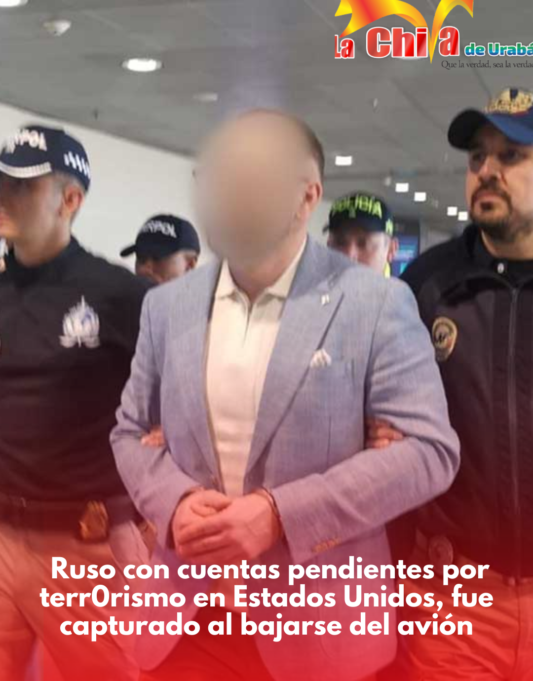 Capturaron en Bogotá  a ciudadano ruso buscado por EE. UU