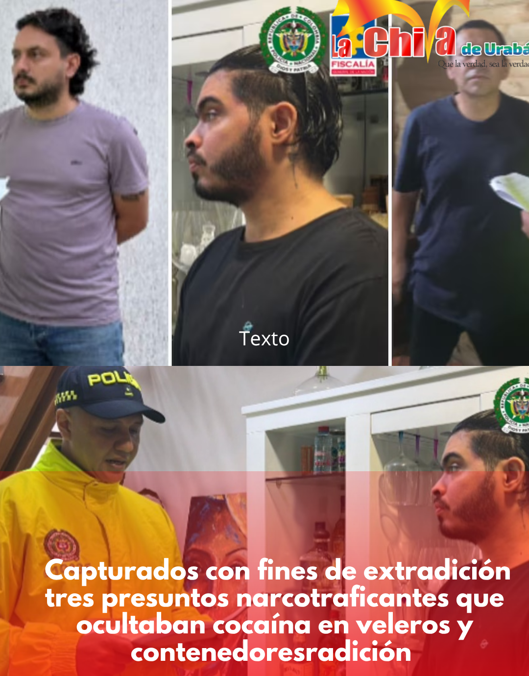 Capturados En Guatapé, Medellín y Cartago,  ocultaban cocaína en veleros y contenedores