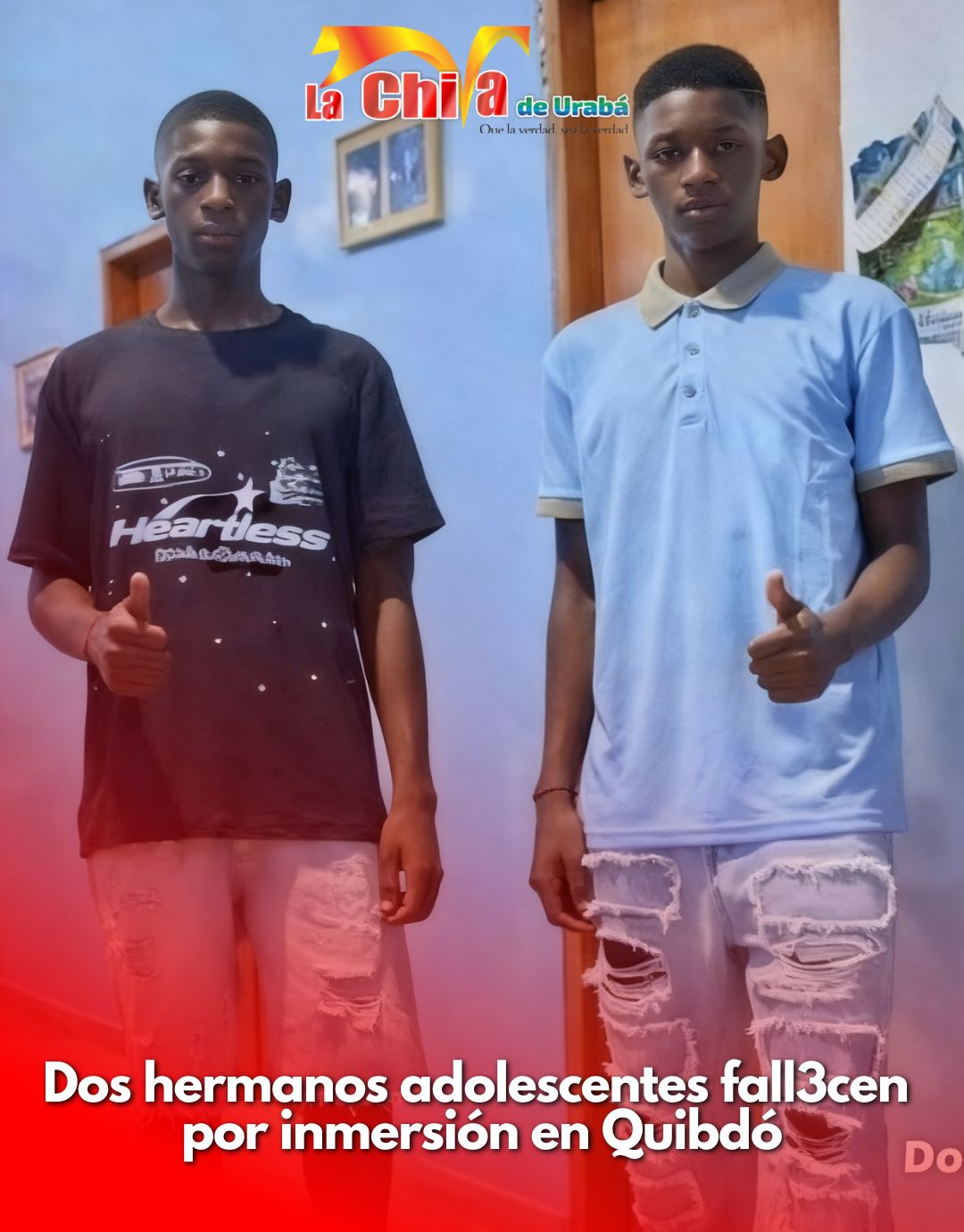 Se tiró a salvar al hermano y ambos murieron  ahogados en Quibdó