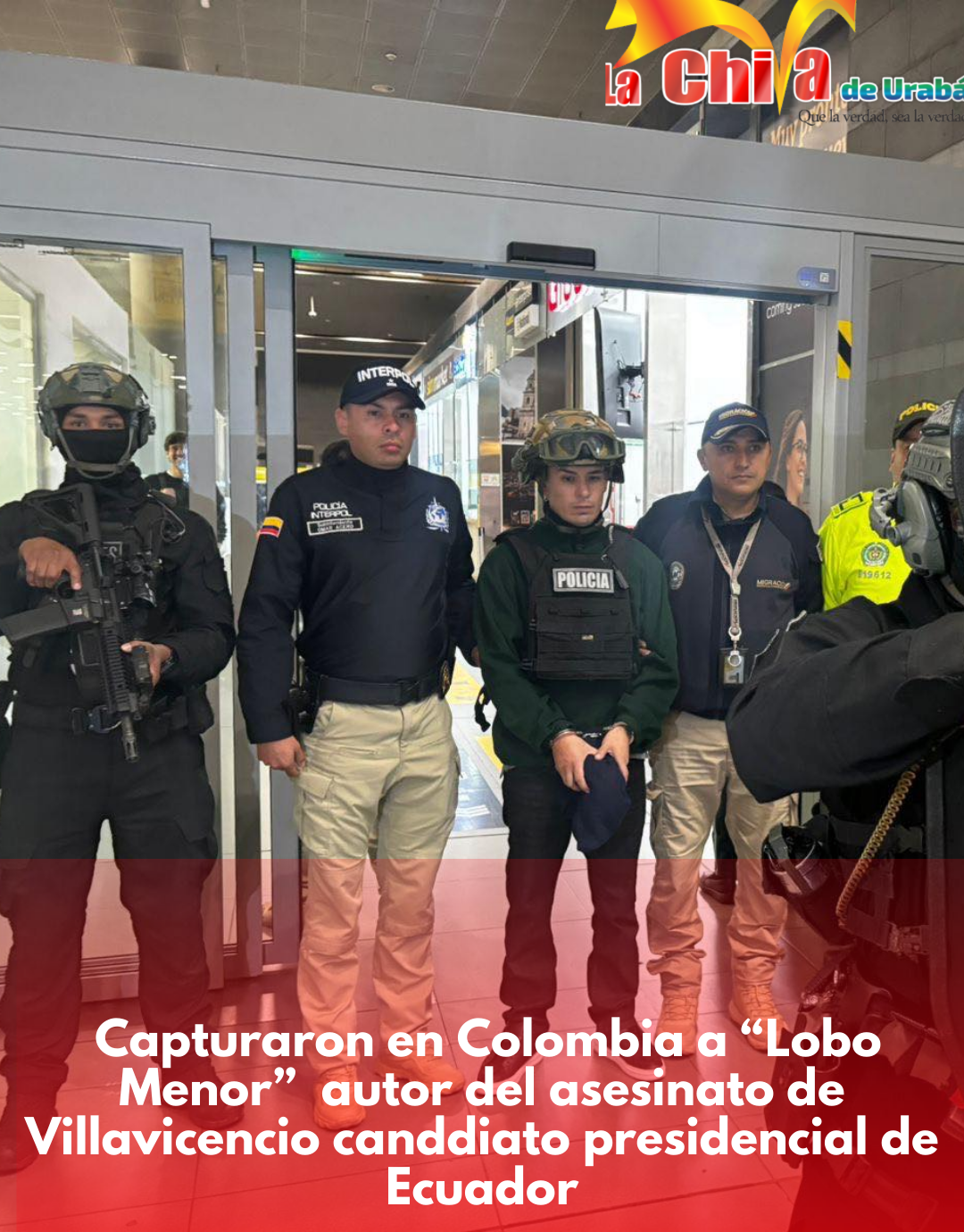 Capturaron a alias “Lobo Menor”, señalado del asesinato de Fernando Villavicencio