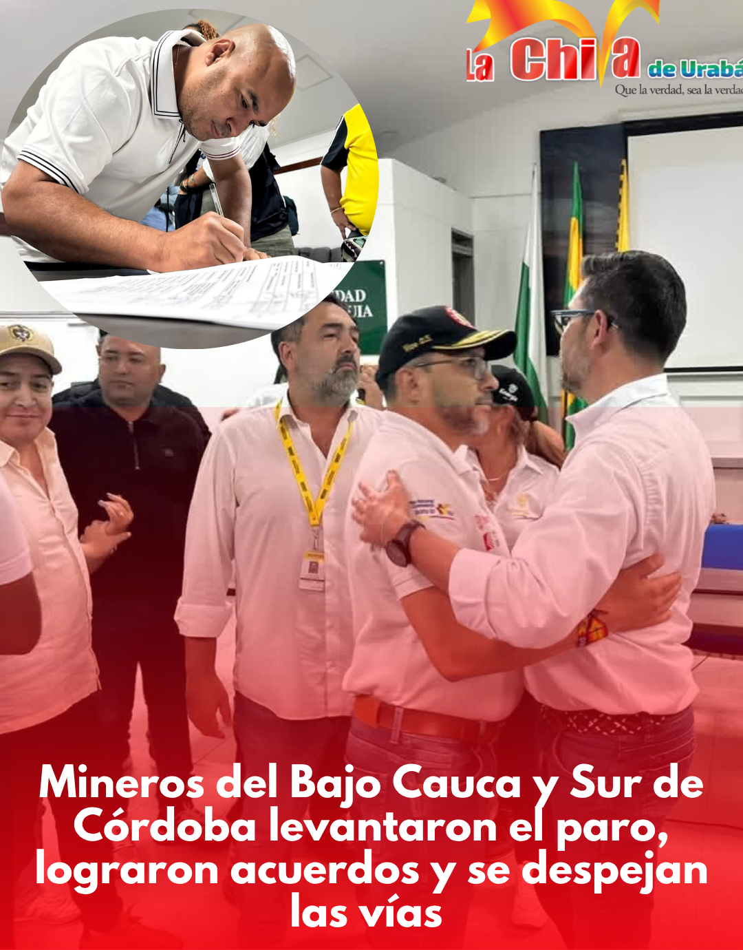 Se levantó el paro minero en el Bajo Cauca, les tenemos los acuerdos