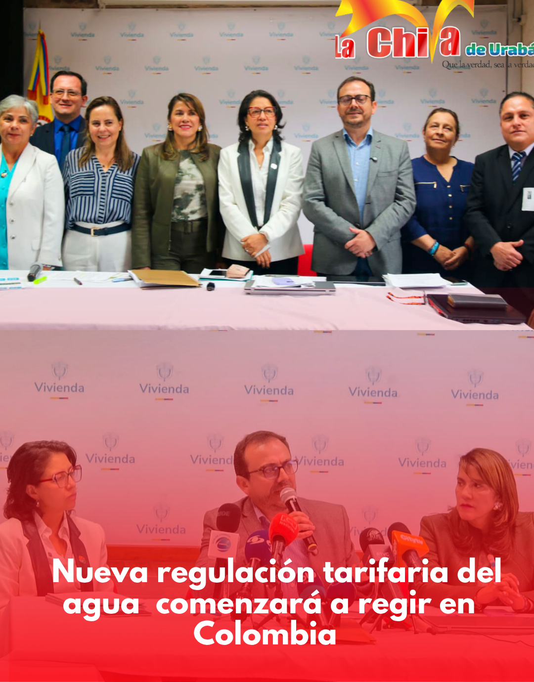 Nuevo marco tarifario de agua para  Colombia