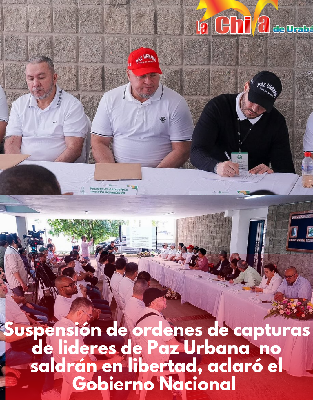 "Voceros de estructuras armadas en diálogos de paz no serán excarcelados"
