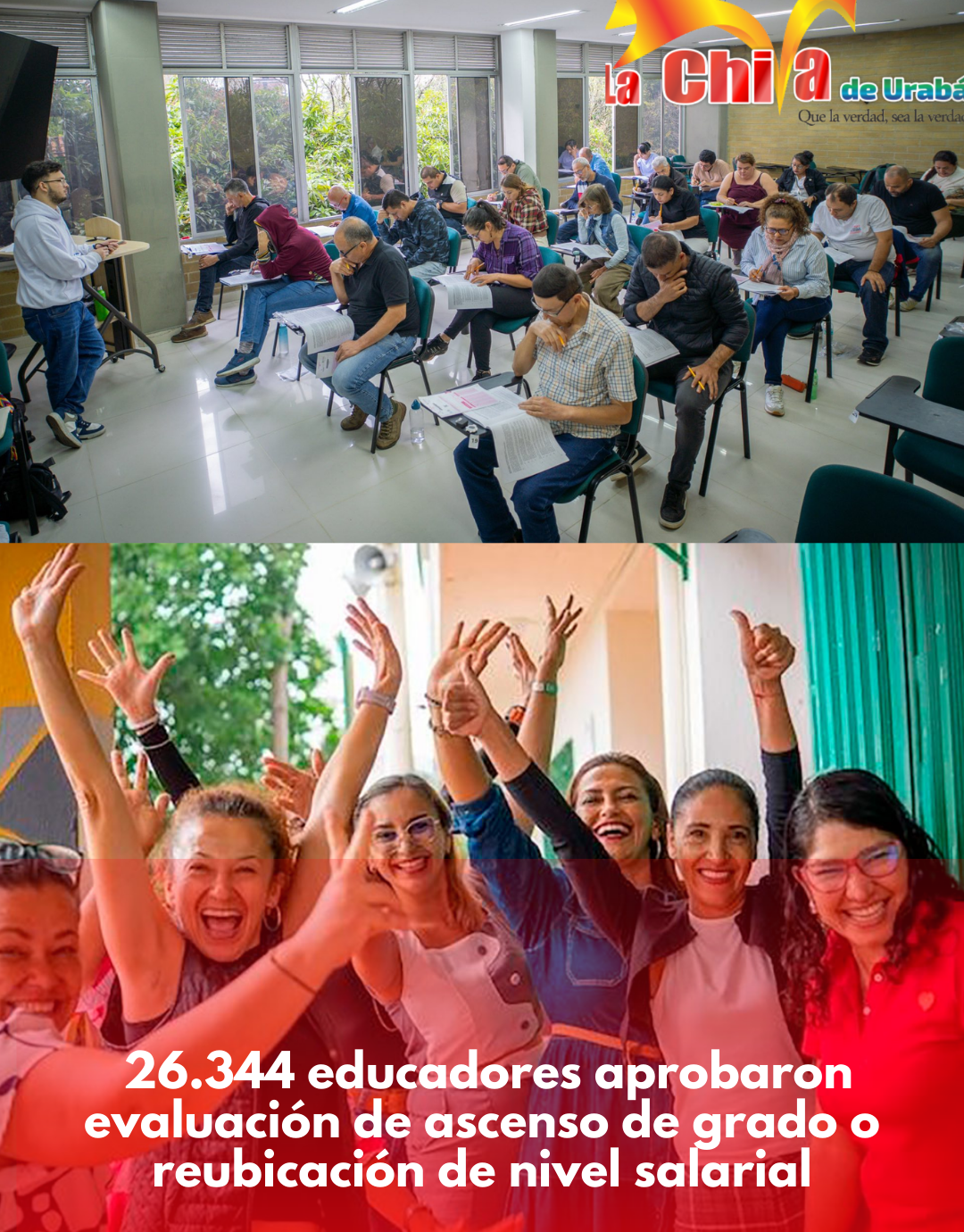 Más de 26.000 docentes aprobaron evaluación para ascenso o mejora salarial