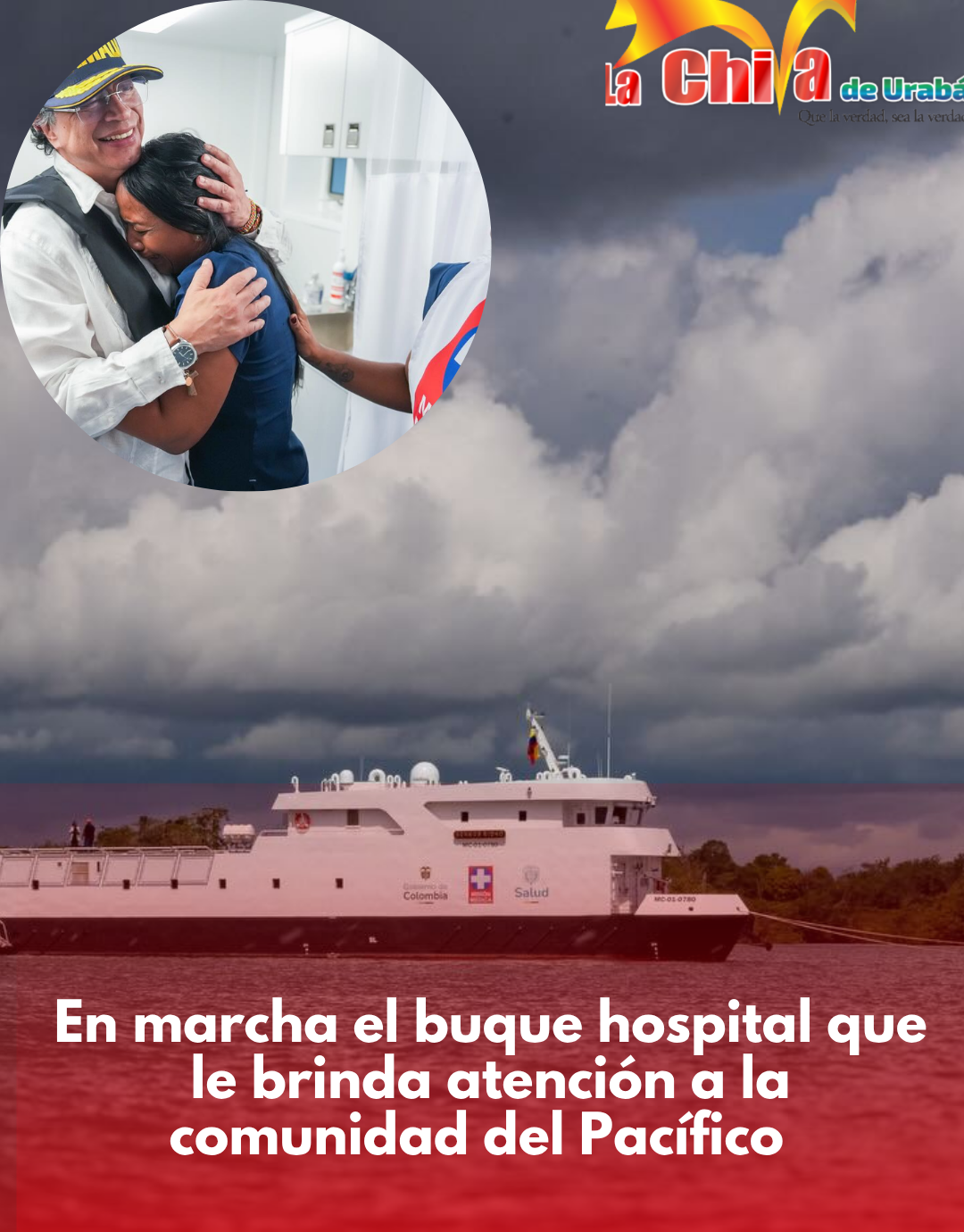 El buque Benkos Biohó, es un hospital completo para el Pacífico