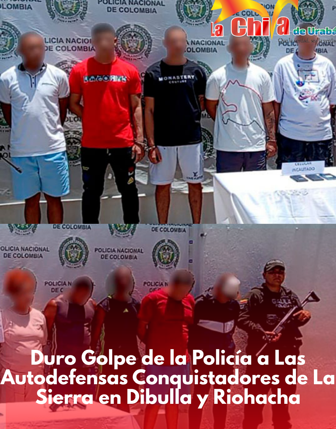 Capturaron a 13 integrantes de "Los Pachencas" en La Guajira