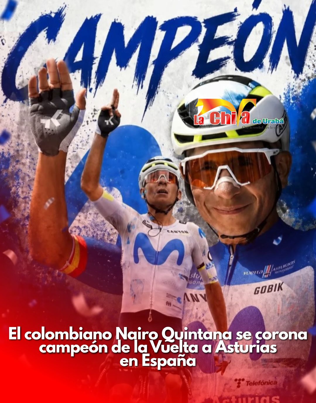 Nairo Quintana logró su tercer título, se coronó campeón de la Vuelta a Asturias 2026