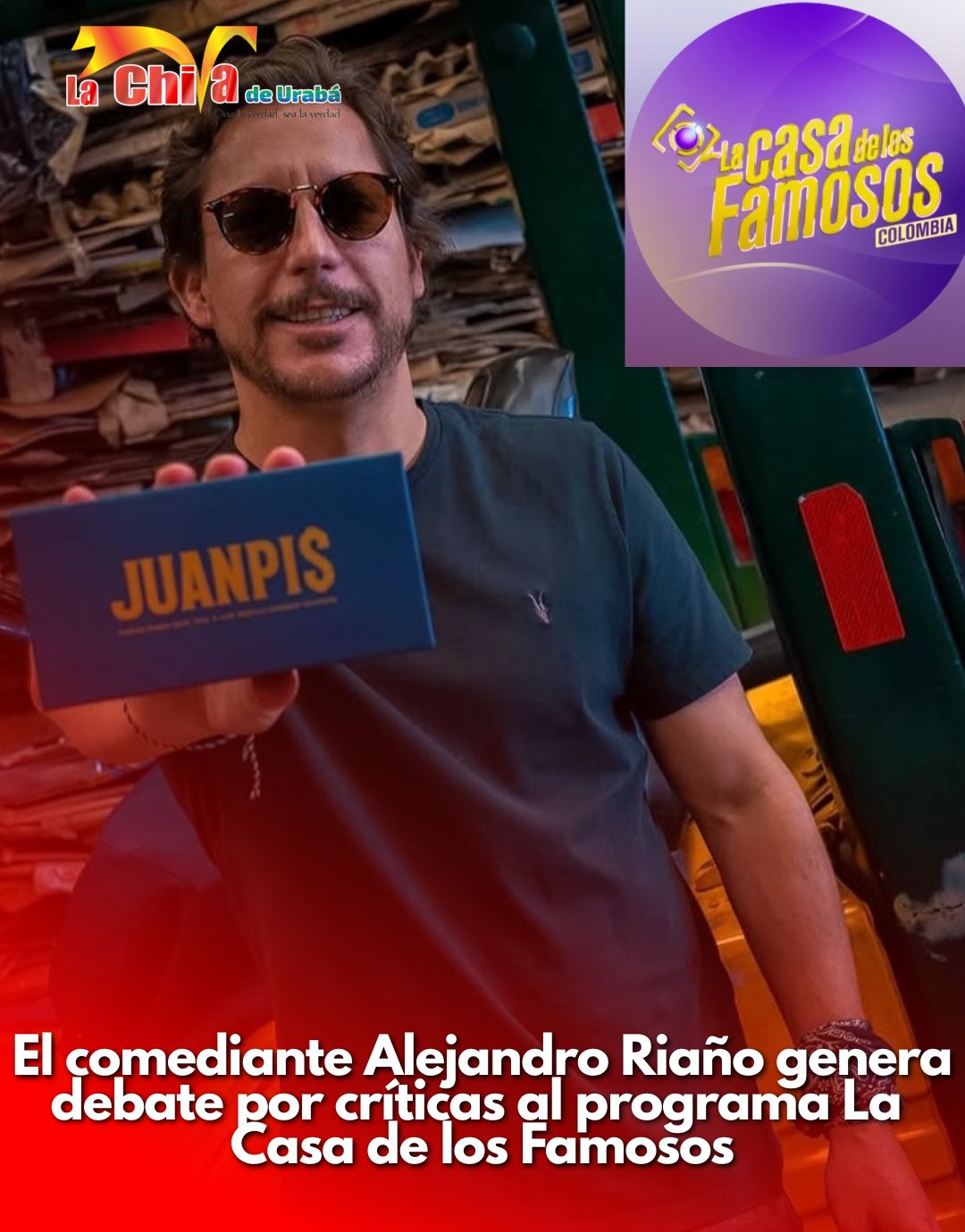 “Alejandro Riaño desata polémica por críticas a ‘La Casa de los Famosos’: redes en llamas”