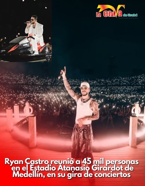 Ryan Castro llenó el Atanasio Girardot con más de 45 mil asistentes