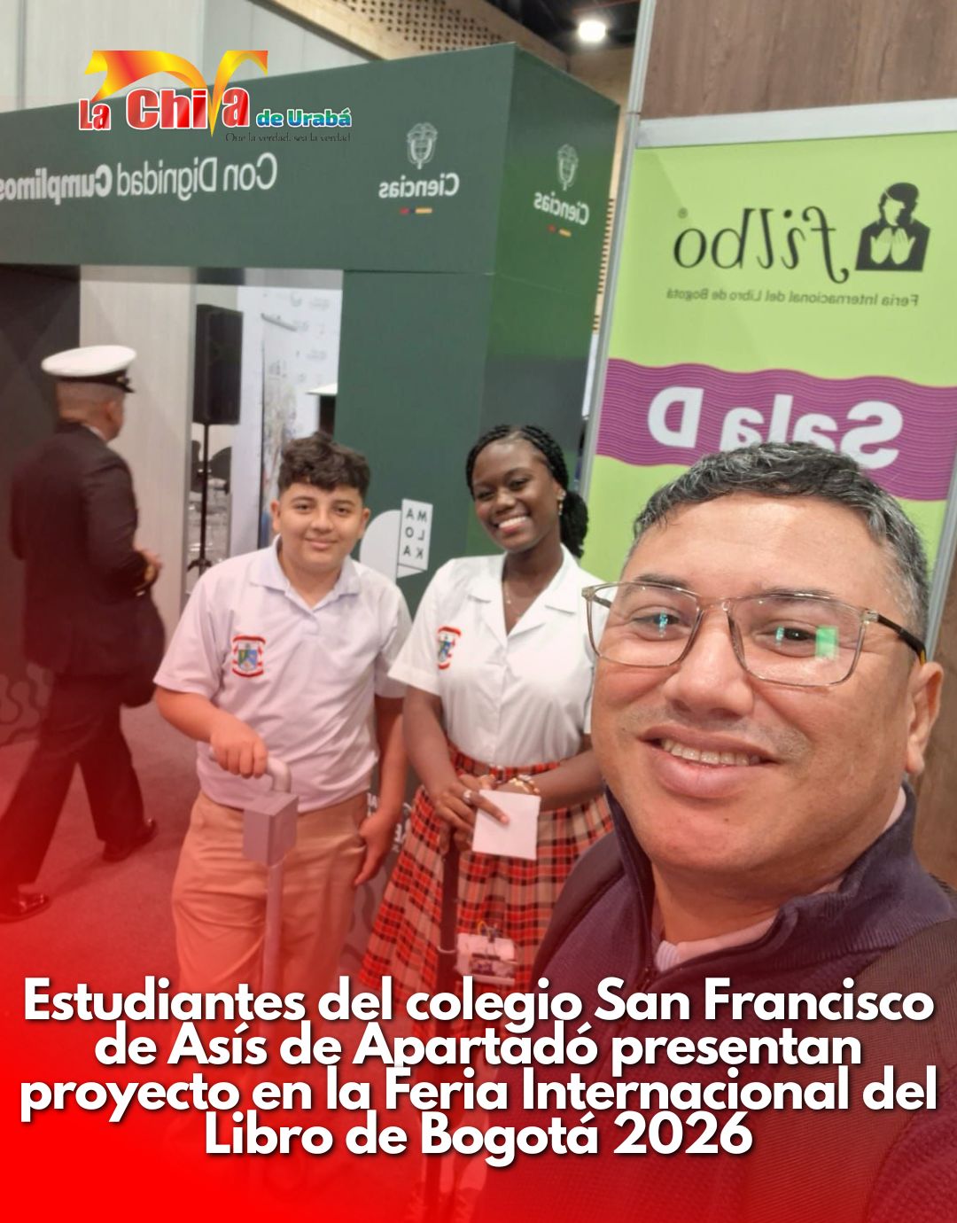 Estudiantes brillaron en la FILBO 2026 con innovador “Bastón Inteligente”