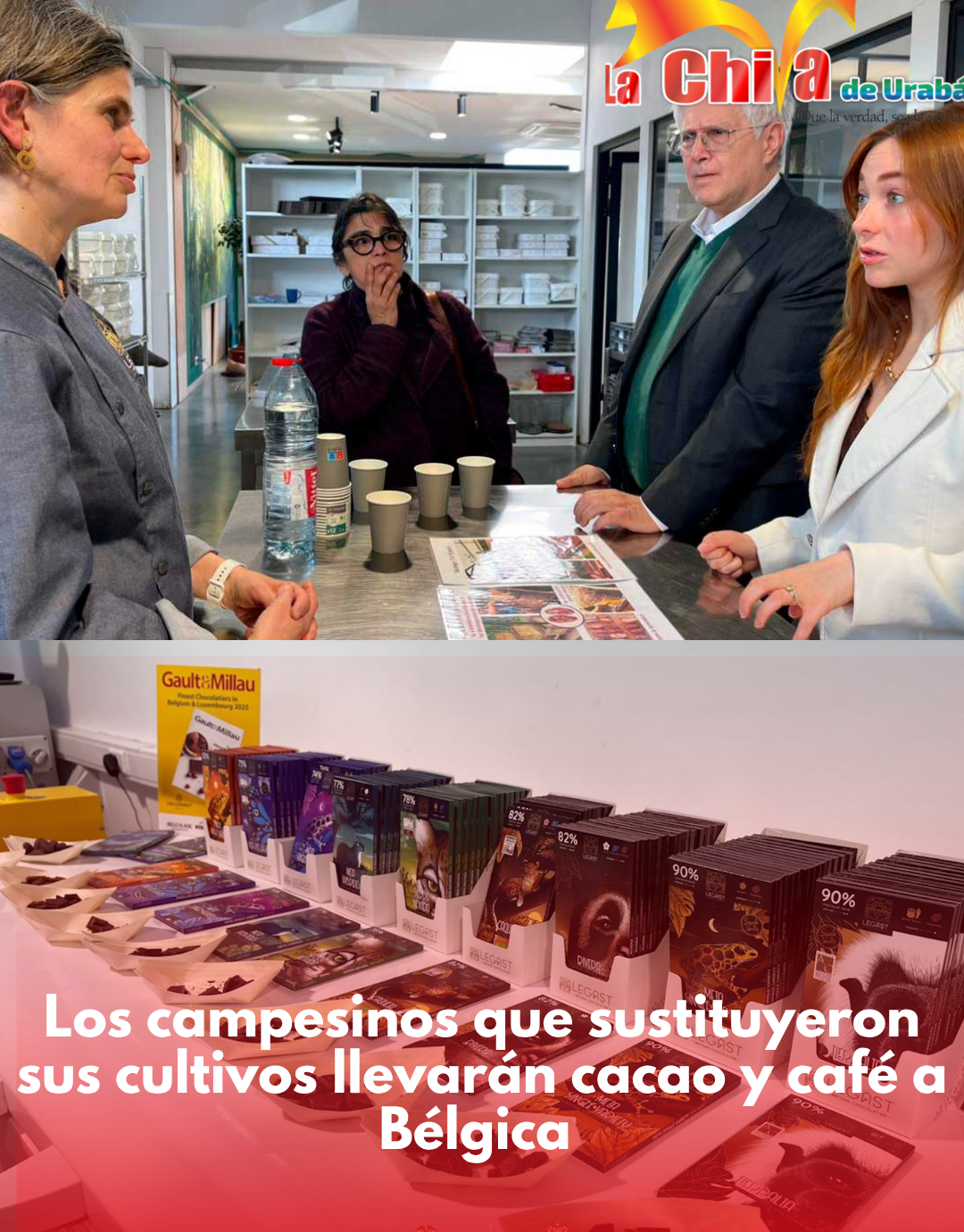 ¡Histórico! Bélgica abrió mercado al cacao y café a quienes dejaron los cultivos ilícitos
