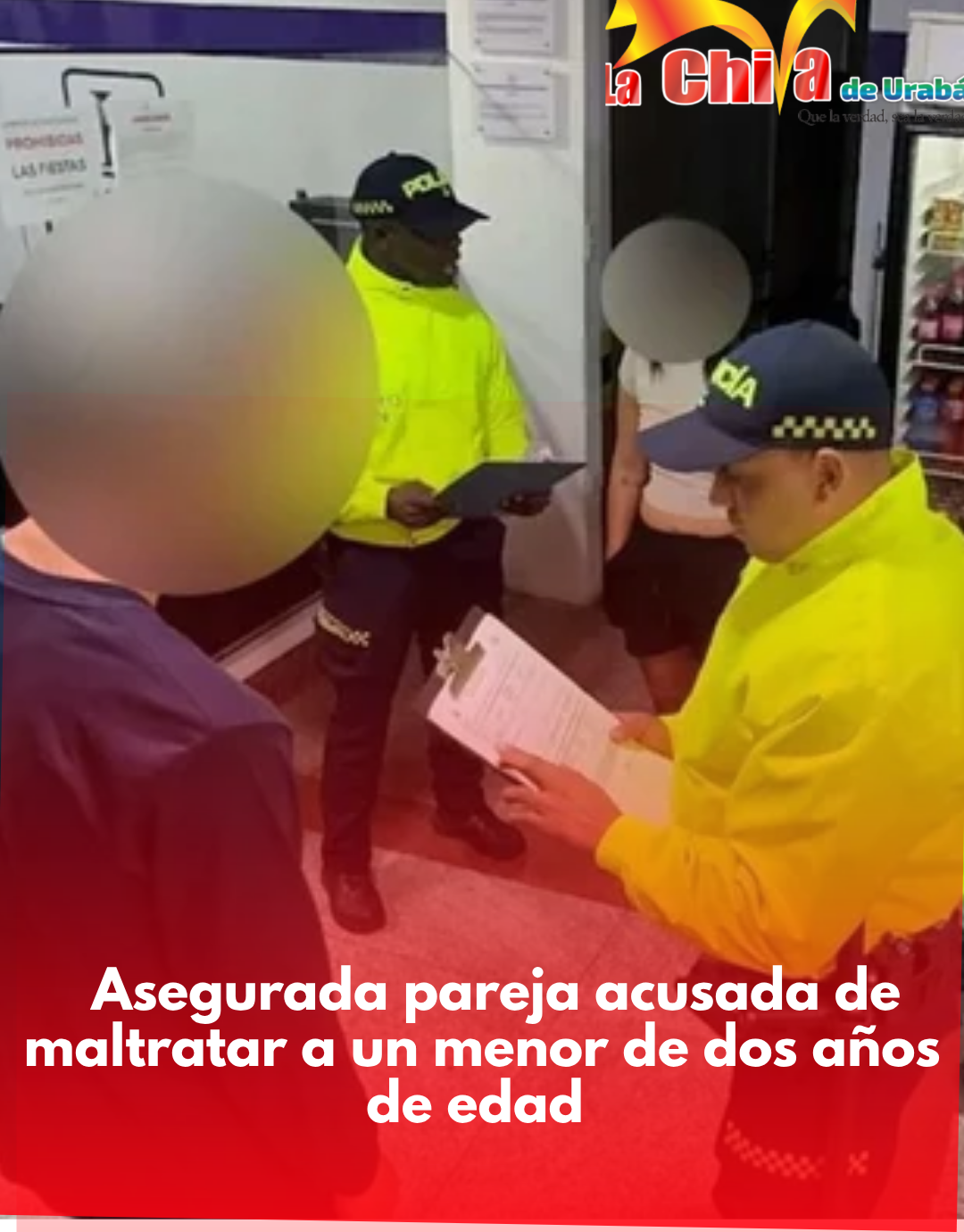 Pareja fue enviada a prisión por presunta t0rtura a niño de dos años en Medellín