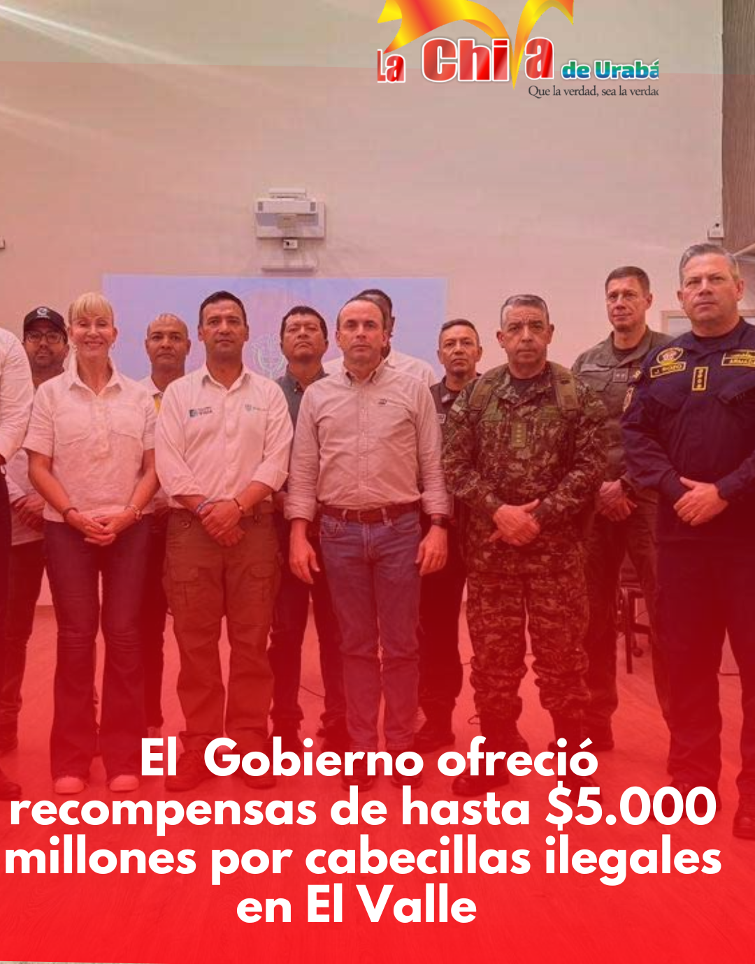 Gobierno ofreció recompensas de hasta $5.000 millones por cabecillas en el Valle