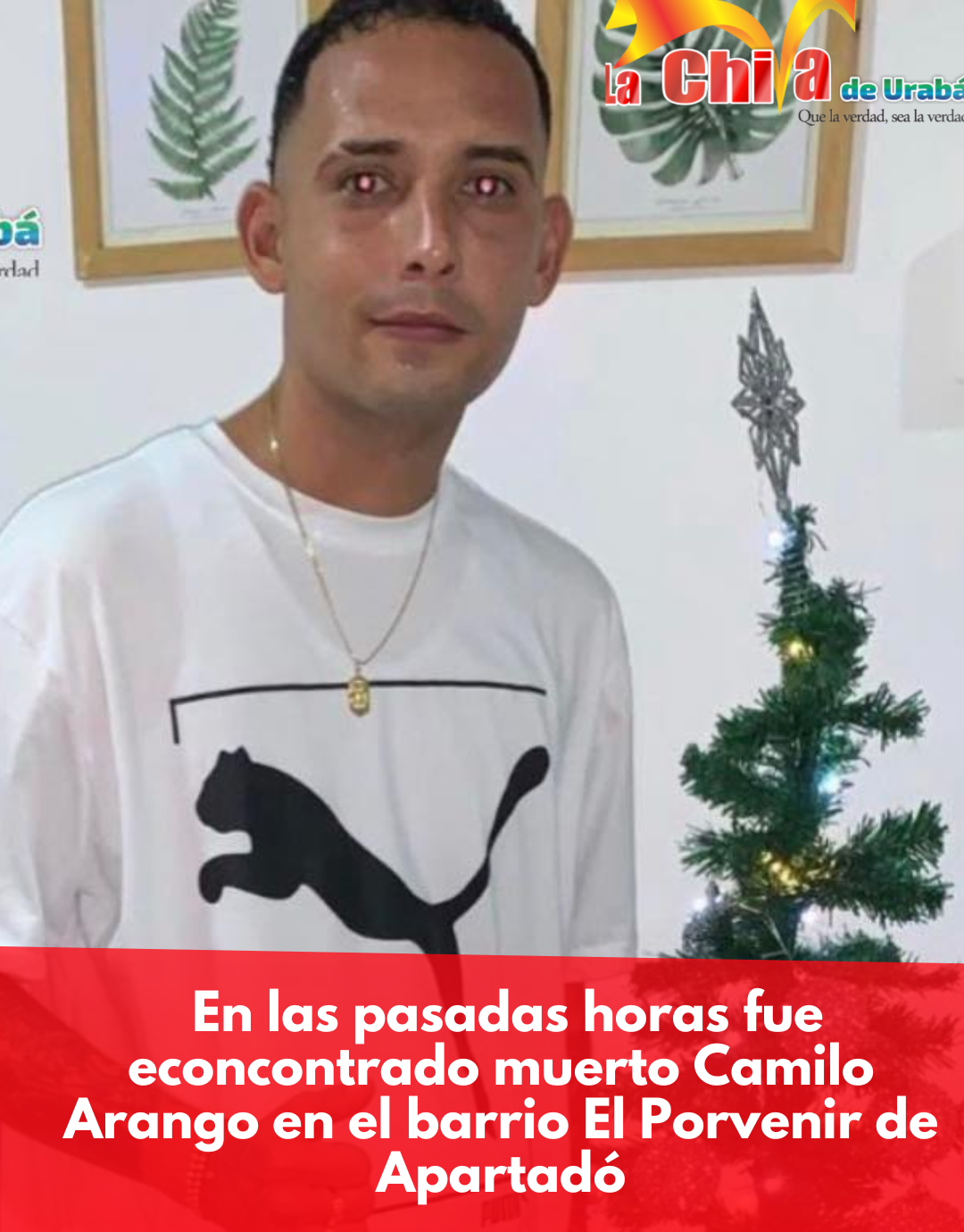 Hallaron sin vida a Camilo Arango en Apartadó tras días desaparecido