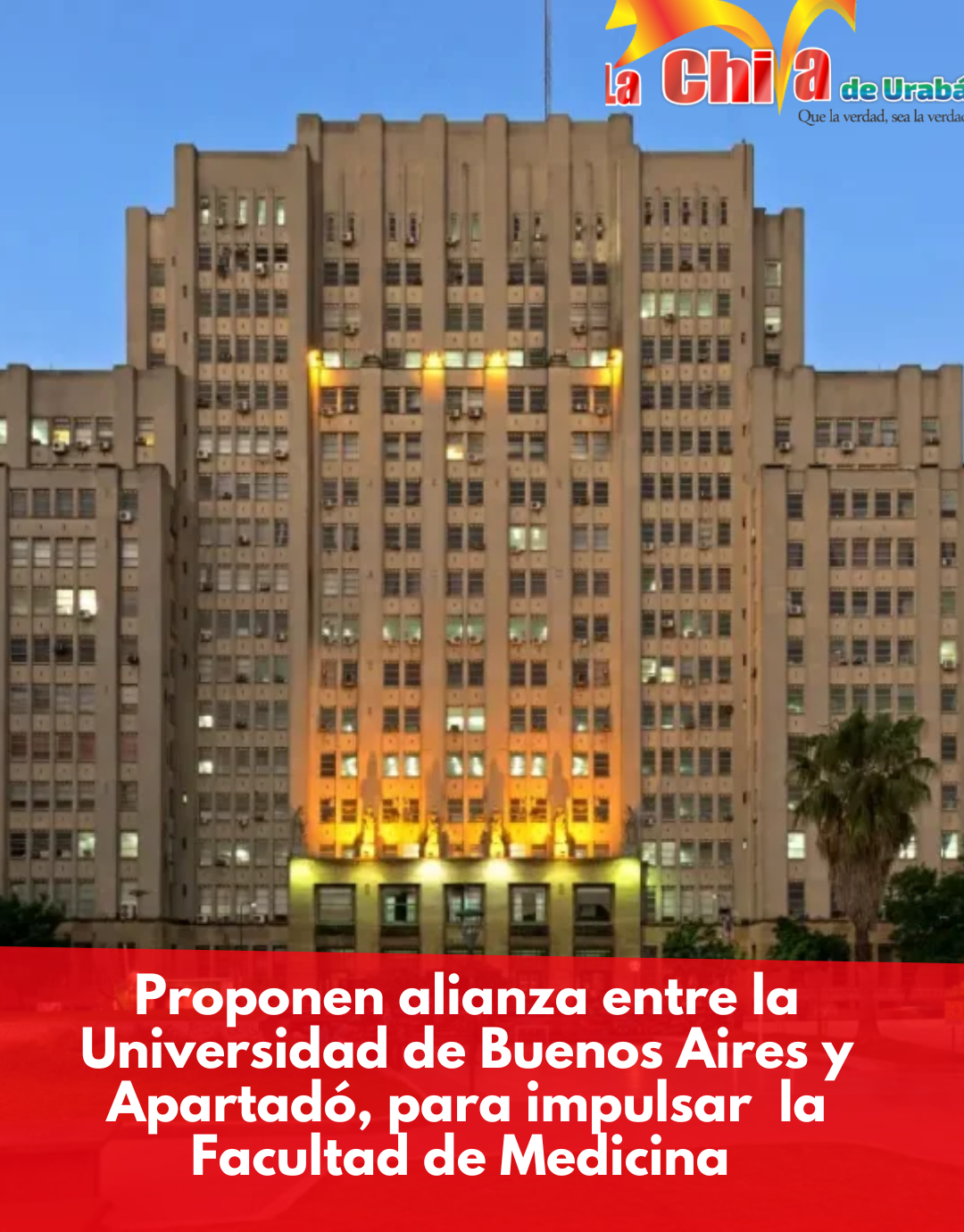 Proponen alianza con la U de Buenos Aires para impulsar Facultad de Medicina en Apartadó