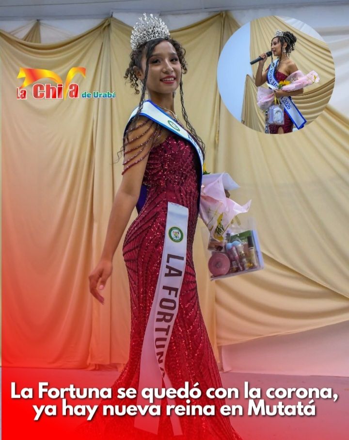 María Camila Arena Pimienta,  es la nueva soberana de Mutatá