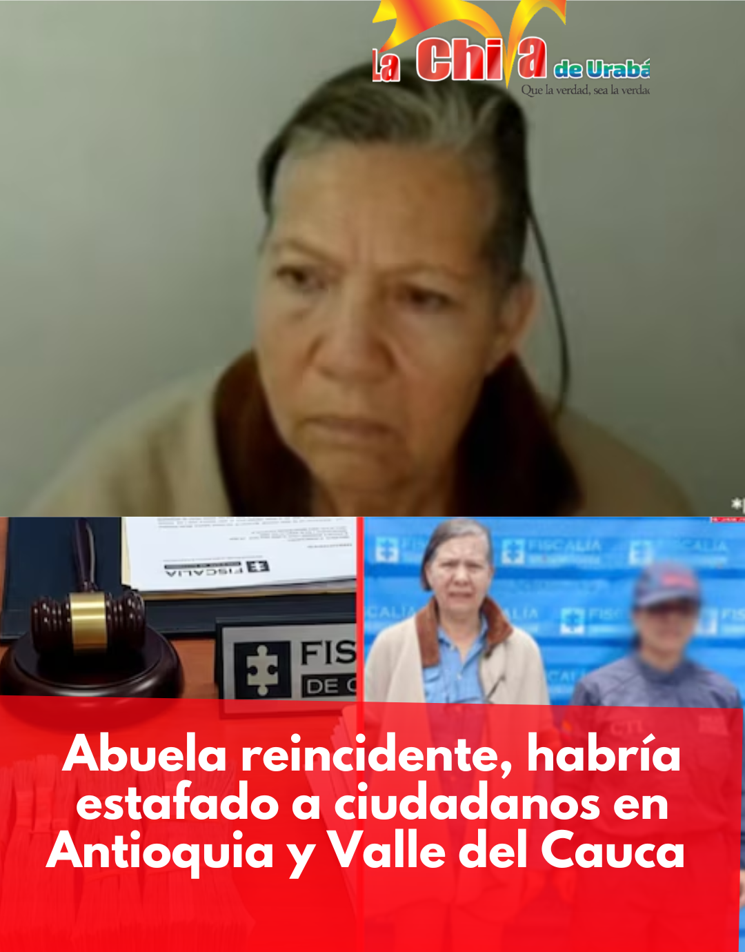 Judicializada anciana por estafar con falsos remates de inmuebles en Antioquia y Valle