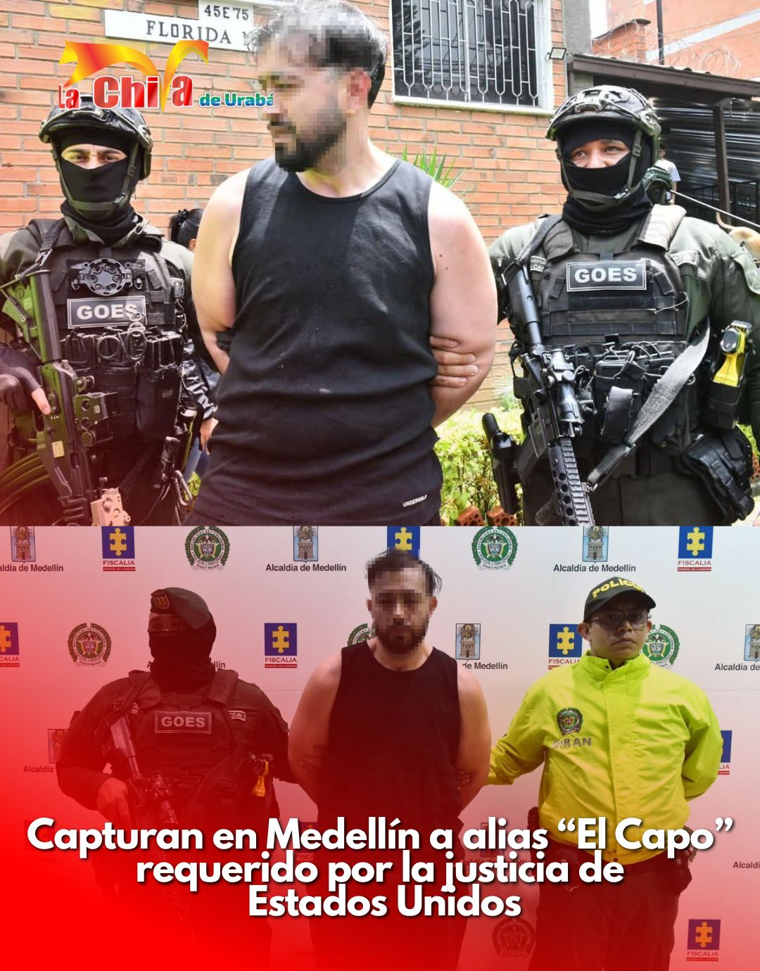 Capturaron en Medellín a  estadounidense por tráfico internacional de armas