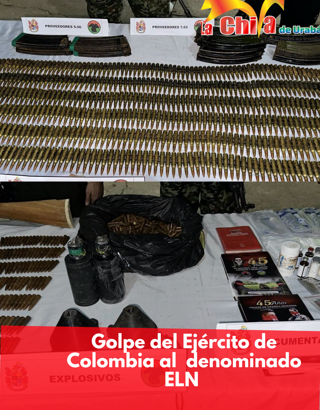Ejército reportó la muerte de un integrante del ELN y la incautación de material de guerra