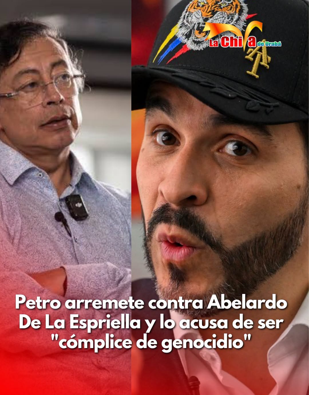 Petro acusó a De la Espriella de "cómplice de genocidio" por su respaldo a Netanyahu
