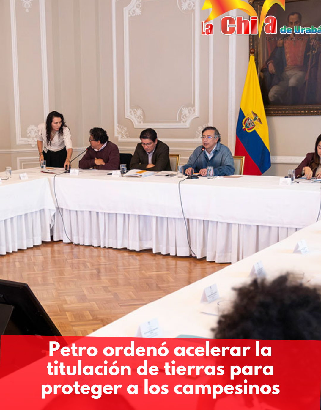 Petro ordenó acelerar la escrituración de tierras para proteger a campesinos